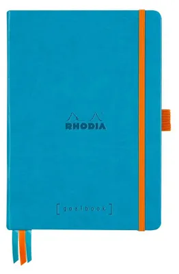 Produktbild von Rhodia Goalbook Fest A5 120Bl Dot Türkis