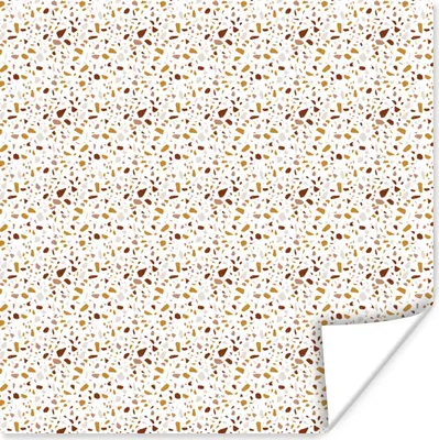 Produktbild von MuchoWow® Poster Terazzo - Textur - Muster 50x50 cm - Wohnzimmerdekoration