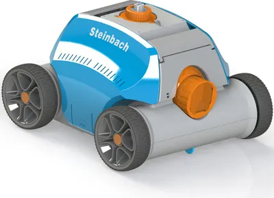 Produktbild von Steinbach Poolrunner Battery+, kabelloser Bodensauger für Pools mit bis zu 18 m² Bodenfläche, 061013