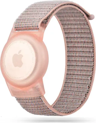 Image de Tech-Protect Nylon Pour Enfants Apple Airtag Rose