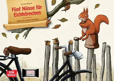 Zdjęcie produktu dla Fünf Nüsse für Eichhörnchen. Kamishibai Bildkartenset