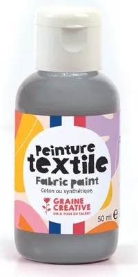 Obrázok produktu pre Farba na textil 50 ml - strieborná