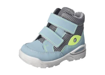 Produktbild von RICOSTA Boots LASSE von PEPINO für die kalte Jahreszeit HighTech/Textil Klettverschluss Lammwollfutter Mädchen arctic/graphit Hellblau/Grau Größe 25