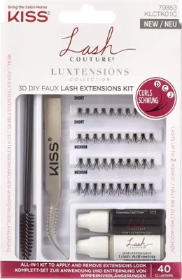 Zdjęcie produktu dla KISS Lash Couture Luxtension Cluster Kit - zestaw do aplikacji sztucznych rzęs