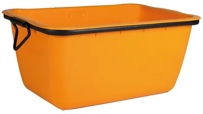 Produktbild von Mörtelkübel 200 l, orange, kranbar