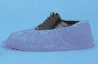 Produktbild von Einmalüberschuhe Kunststoff, blau(VPE: 10 Stück)>>>>