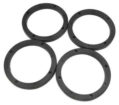 4er-Set Auto-Lautsprecher Distanzringe 6,5 Zoll, schwarz