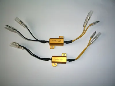 Produktbild von HIGHSIDER smart Widerstandpaar Metall im Kabel 6,8Ohm/25W für LED statt 21W
