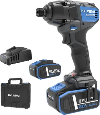 Produktbild von HYUNDAI Akku-Schlagschrauber ID20X-230 (20V, bürstenloser Motor, 230 Nm, 2 x 4.0 Ah Akku, Ladegerät)
