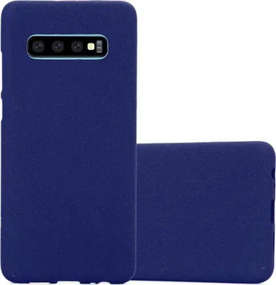 Produktbild von Cadorabo Schutzhülle für Samsung Galaxy S10 PLUS Hülle in Blau Handyhülle TPU Etui Cover Case