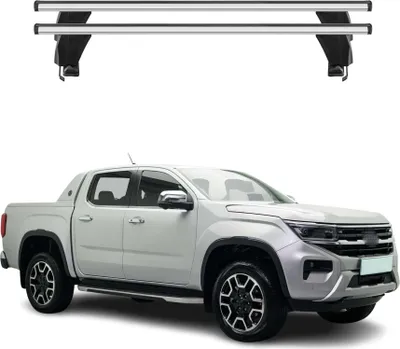 Produktbild von Menabo Dachträger Grundträger für VW Amarok mk2 2022-2025 Alu Grau 2tlg