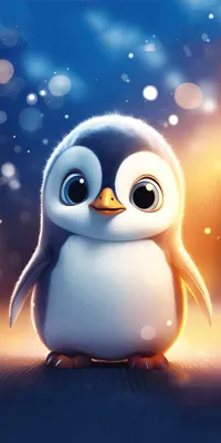 Produktbild von FEBE Strandtuch XXL 100x180 cm Pinguin Badetuch Groß 100% Mikrofaser Handtuch Stranddecke Sommer-Handtüch