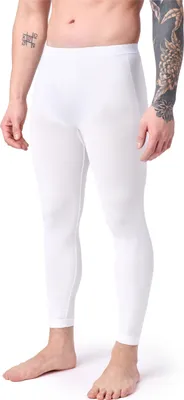 Produktbild von Ladeheid Lange Unterhosen Herren Funktionsunterwäsche Thermounterwäsche für Winter Sport Ski Outdoor Fußball Jogging LA40-260-TMPM (Weiß, XL)