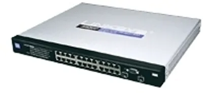Produktbild von Cisco SG300-28P, gemanaged, 1000BASE-T, 100BASE-TX, 10BASE-T, 8000 Eintragungen, 10/100/1000 Mbps, 1 Gbit/Sek, SNMP 1, RMON 1, RMON 2, RMON 3, RMON 9, Telnet, SNMP 2c, HTTP, HTTPS