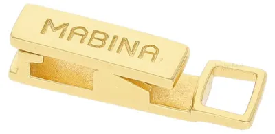Produktbild von Mabina Tennisverschluss, 925 Silber 513004 Gelbgold plattiert