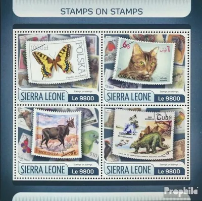 Produktbild von Briefmarken Sierra Leone 2017 Mi 8540-8543 Kleinbogen (kompl. Ausg.) postfrisch Briefmarken auf Briefmarken