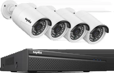 Image de Système de surveillance, Résolution 5MP, Vision nocturne, 4caméras 5MP, Aucune