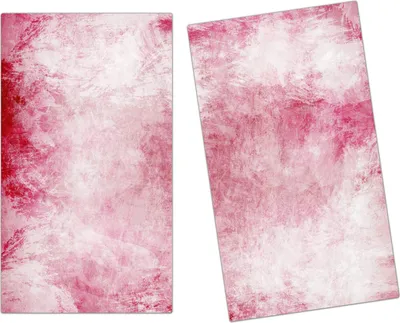 Produktbild von Spritzschutz Herdabdeckplatte Schneidebrett aus Glas Bunter Hintergrund 2-Teilig (60x52cm)