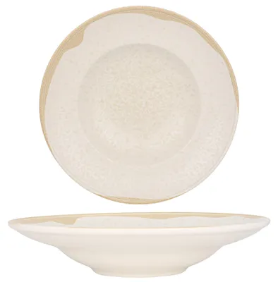 Imagen del producto de Plato para pastel de porcelana Kütahya, diseño "Sand Wind", porcelana, 27 cm (450cc)