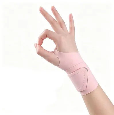 Immagine prodotto di INF Supporto per polso avvolgente leggero Fitness - Confezione da 2, Compressione avvolgente per supporto stabile del polso, Loop per pollice e Velcro ad alta aderenza