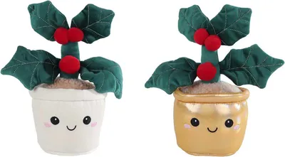 Produktbild von Van Manen's Handelsonderneming Weihnachtl. Stechpalme Plüsch , 2-f. sor