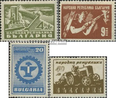 Produktbild von Briefmarken Bulgarien 1947 Mi 598-601 (kompl.Ausg.) postfrisch Wiederaufbau