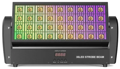 Zdjęcie produktu dla Zestaw oświetlenia LED do podestów – 200W, RGB, z efektem laserowej kurtyny