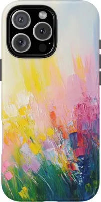 Produktbild von Lebendige Pinselstriche in kräftigen Farben – Hülle Kompatibel mit iPhone 16 Pro Max
