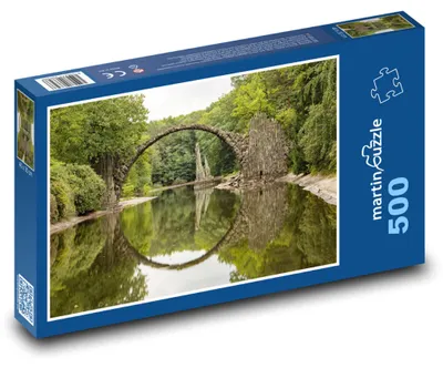 Obrázek produktu pro martinpuzzle - Puzzle 500 - Rakozbrücke jezero