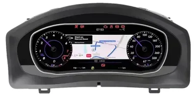 Zdjęcie produktu dla Zestaw wskaźników, kompatybilny z modelem Volkswagen Tiguan 2009–2017, ekran HD 12,3 cala, funkcja wielotrybowa, 09–15