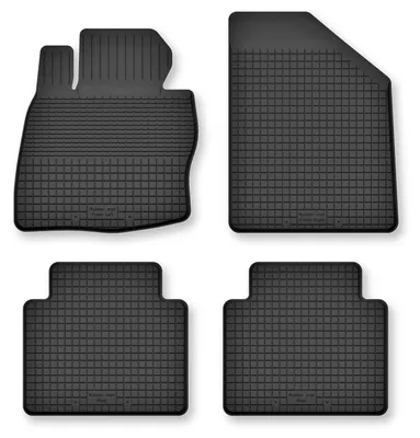 Zdjęcie produktu dla Dywaniki gumowe do Honda Civic VIII 2006-2012 (hatchback) – 4 szt., czarne, dobierane – Wielganizator Semi-Universal