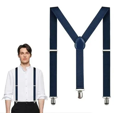 Zdjęcie produktu dla Szelki męskie eleganckie regulowane y back mocny klips do koszuli