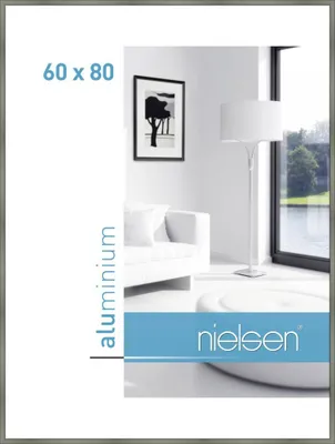 Produktbild von nielsen Aluminium Bilderrahmen Classic, 60x80 cm, Platin