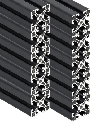 Produktbild von SCHMIDT systemprofile 10x 2000mm Aluminium Profil 40x40mm Nut 8 Anthrazit