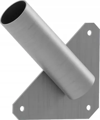 Produktbild von Flaggenhalter für 1 Flagge – linke Fenstermontage für den Außenbereich, Edelstahl V2A