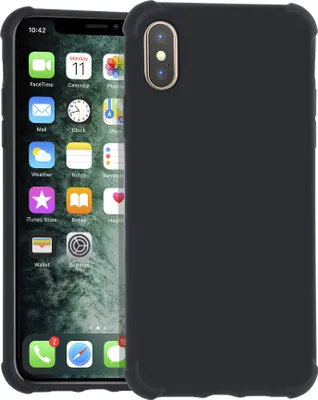 Image de Apple iPhone XR Coque arrière noire - Silicone