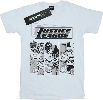 Produktbild von DC Comics - "Justice League" T-Shirt für Herren BI31531 (S) (Weiß)