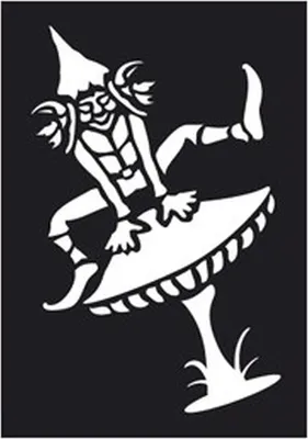 Produktbild von Tattoo Schablone | selbstklebend | Elf
