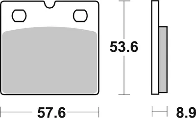 Produktbild von Bremsbeläge SBS 640LS Street Sinter