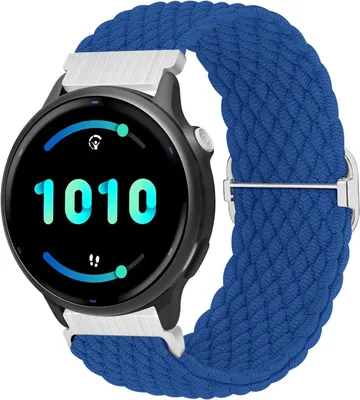 Image de Bracelet tressé en nylon, élastique, de 18/20/22 mm, pour montres Garmin