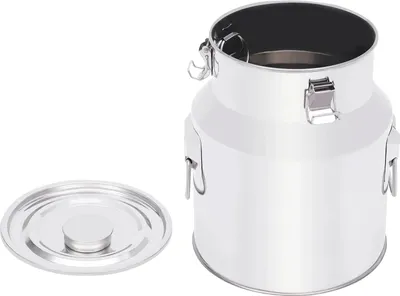 Zdjęcie produktu dla Dzbanek na mleko, pojemność 14 l, konstrukcja hermetyczna, srebrny