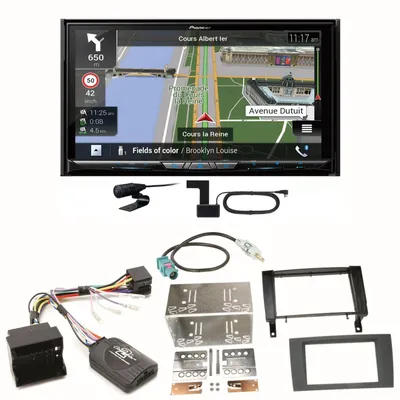 Produktbild von Pioneer AVIC-Z930DAB Navigation Bluetooth CD MP3 Einbauset für Mercedes SLK R171