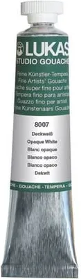 Produktbild von Lukas K80070007 Gouachefarbe STUDIO - 20 ml, Deckweiss