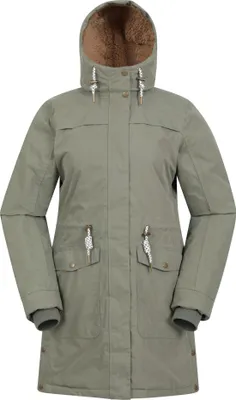 Zdjęcie produktu dla Mountain Warehouse - Parka damska "Acorn" z ociepleniem, rozmiar 46 (DE), kolor: khaki