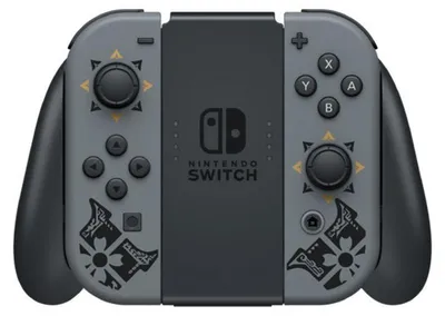 Obrázek produktu pro Nintendo Monster Hunter Rise Edition, Nintendo Switch, NVIDIA Custom Tegra, Šedá, Směrový kříž, Tlačítko domů, Knoflíky, LCD