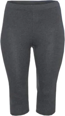 Produktbild von Esmara Damen Capri Leggings Mit Baumwolle Übergröße PlusSize Große Größen Grau XXL