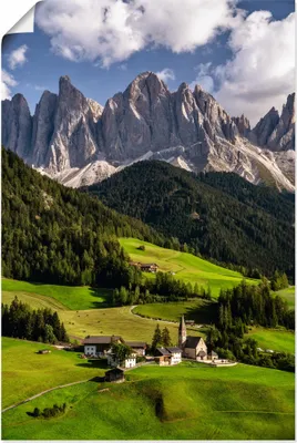 Produktbild von ARTland Poster Sommer in Südtirol in den Dolomiten Größe: 80x120 cm
