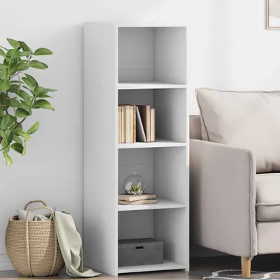 Image de vidaXL Highboard blanc 40x41x124 cm Bois composite
