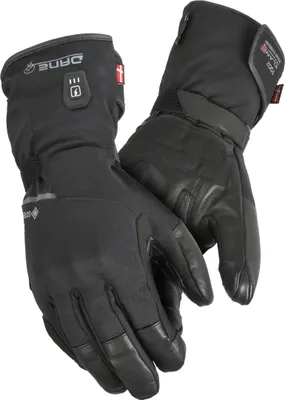 Produktbild von DANE Inuit beheizbare wasserdichte Winter Motorrad Handschuhe, schwarz, 3XL