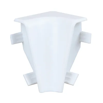 Produktbild von Innenwinkel Für Kunststoff Sockelleisten 15 x 40 mm Weiß zum Clipsen Kunststoff Innenecken by PROVISTON